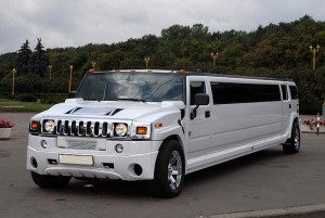 limousine long and white